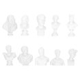 thumbnail image 1 of 10pcs Resin Plaster Figures Sketch Model Human Statue Home Decor Diy Supplies, 1 of 6