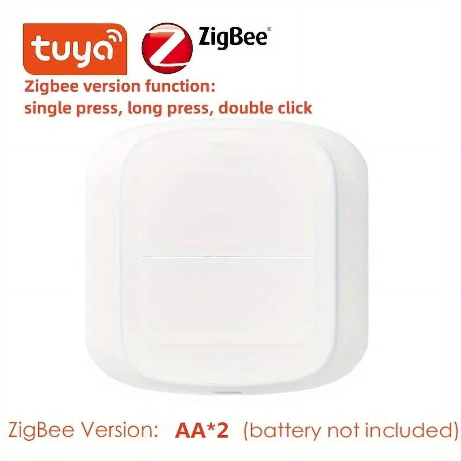 WiFi Smart Light Switch, 2 Gang No Screw Panel Smart Life/Tuya App Wireless Remote Control Wall Switch Timer for Lights