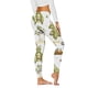 thumbnail image 2 of Gibobby Running Pantalones deportivos Yoga Medias con estampado huevos Pascua a la moda para mujer, mallas paraportivas Yoga con Control para mujer, mallas cintura alta（Verde， M), 2 of 5