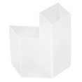 thumbnail image 3 of Soporte para brochas de maquillaje, Base Hexagonal de Material plástico, portalápices de gran capacidad para escuela y oficina, transparente, 3 of 8