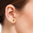 thumbnail image 4 of Oval Citrine Earrings in 14k Yellow Gold, 4 of 5