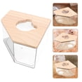 thumbnail image 1 of VERDANVERSE 1Pack Acrylic Hamster Sand Box designed for Bathing in Transparent Finish, 1 of 8