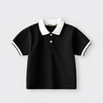 thumbnail image 2 of TAIAOJING Toddler Kids Boys Girls Polo Shirt Short Sleeve Solid Color Button Closure Casual Comfortable & Soft Fabric Shirts Lovely 12-18M, 2 of 4