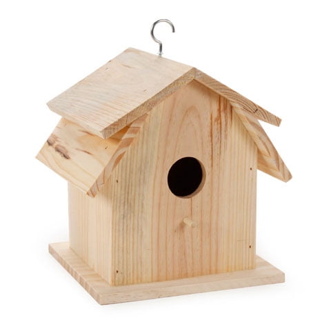 Wood Birdhouse 8 x 8 x 8 inches by Darice Inc.