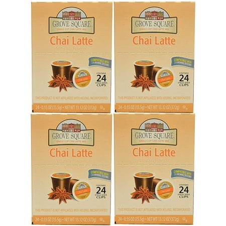 Grove Square Chai Latte, 96-count Single Serve Cup for Keurig K-cup Brewers