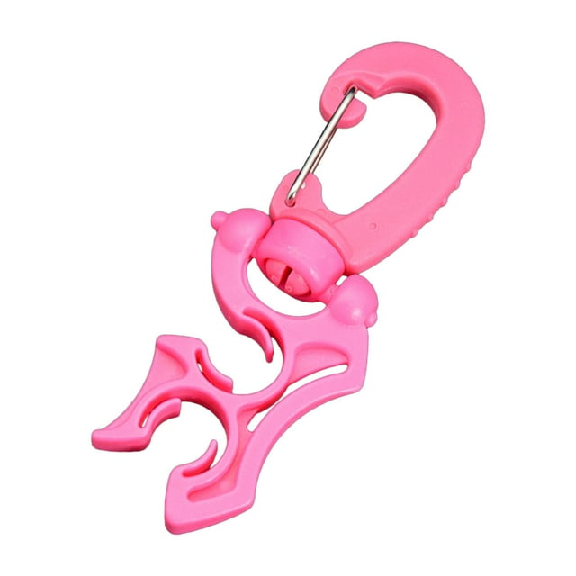Retenedor de buceo, accesorios de regulador de buceo, cubierta de regulador de buceo, Clip de soporte de manguera BCD para snorkel, hombres y mujeres, Rosa