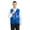 Blue, variant on Adult Mesh Vest Zipper Supermarket Team Volunteer Uniform Vest - Black