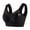 Black, variant on Running Womens Sports Bras Compression Sports Bras for Ladie L