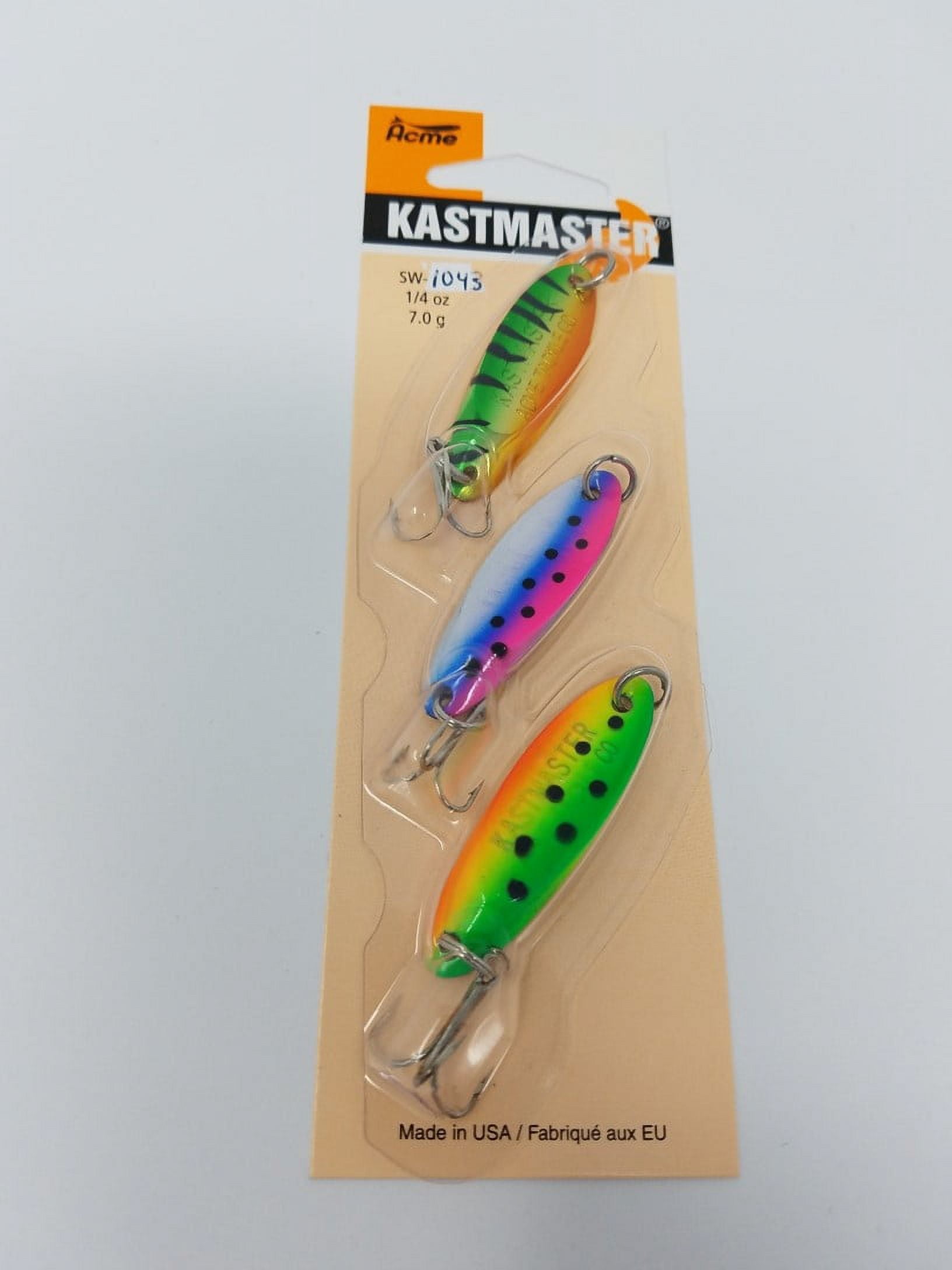 (2 pack) Acme Tackle Kastmaster Fishing Lure Spoon Painted Kit 1/4 oz. 3pk