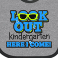 thumbnail image 4 of Inktastic Look out Kindergarten Here I Come Boys Baby Bib, 4 of 4