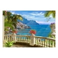 thumbnail image 2 of Tiptophomedecor Peel and Stick Tropical Wallpaper Wall Mural - Mediterranean Paradise - Removable Wall Decals, 2 of 3