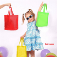 thumbnail image 5 of 100 Pieces Non Woven Reusable Bags Multi Color Tote Gift Colored Blank Bulk Fabric Grocery, 5 of 8