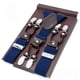 thumbnail image 3 of Tirantes para hombre con correa para padrinos de boda en caja con seis clips Tirantes para pantalones para hombre gordo y anciano Tirantes con correa elástica, 3 of 5