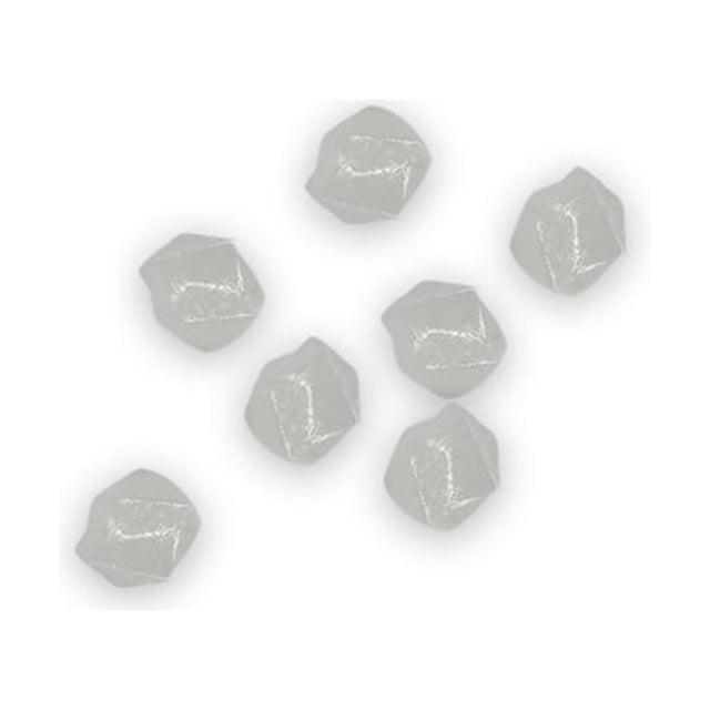 Bearachild 100 piezas de piedras luminosas, rocas nocturnas, adorno solar decorativo para la luz solar, decoración de paisaje al aire libre para Jardín y Patio Blanco