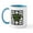 White/Blue Inside, variant on CafePress - Crossword Queen Mug - 11 oz Ceramic Mug - Novelty Coffee Tea Cup