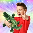 thumbnail image 7 of DolliBu Plush Alligator Stuffed Animal - Soft Huggable Green Alligator, Adorable Playtime Gator Plush Toy, Cute Wild Life Cuddle Gift, Super Soft Plush Doll Animal Toy for Kids and Adults - 18 Inch, 7 of 7