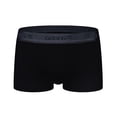 thumbnail image 1 of PEASKJP Mens Solid Trunk Poly Spandex Performance Boxer Briefs Underwear,Black XL, 1 of 4