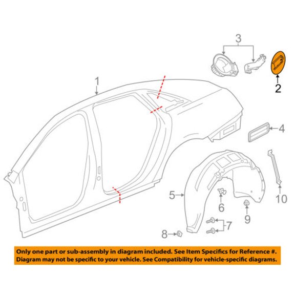 Cadillac GM OEM 13-16 XTS Fuel Door-Gas Cap Hatch 20940353