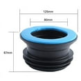 thumbnail image 2 of 2PCS Toilet Seals,Anti-Odor Flange Ring,Integrated Drain Pipe Sealing Hose, Silicone Plug,Bathroom Toilet, 2 of 3