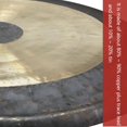 thumbnail image 6 of 18cm-30cm Hand-beaten Drum Gong China's Famous Peking Opera Percussion Instrument Gong With Gong Hammer, 6 of 6