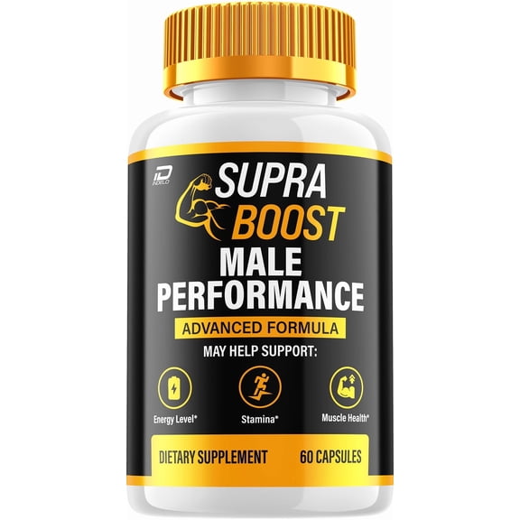 Supra Boost Capsules – SupraBoost Vitamin Complex Pills, Energy, 1 Pack, 60 Capsules
