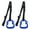 Blue, variant on Riousery 1 Pair Children Gymnastic Rings with Adjustable Straps Kids Exercise Pull Up Rings 331lb Capacity Blue[cite: 1]