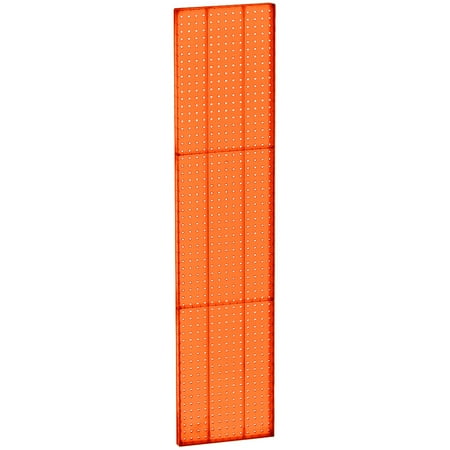 

Azar Displays 771360-ORG Orange Pegboard Wall Panel Storage Solution Size: 60 x 13.5 2-Pack
