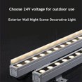 thumbnail image 2 of Lámpara de pared LED para exteriores, iluminación exterior de edificios, proyectos de iluminación para jardín, paisaje, luces de contorno, 24 V, 18 W, 24 W, 36 W, 2 of 5