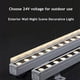 thumbnail image 2 of Lámpara de pared LED para exteriores, iluminación exterior de edificios, proyectos de iluminación para jardín, paisaje, luces de contorno, 24 V, 18 W, 24 W, 36 W, 2 of 5
