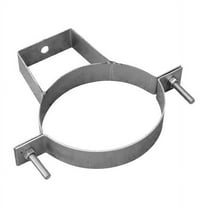 Pipe Hanger, 8 in Duct Dia, Galvanized Steel, 14 GA, 10-3/8" L x