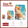 thumbnail image 3 of Fuzoiu Cloud Cute Hamster Print Christmas Gift Bag,Burlap Gift Bag with Drawstring Closure & Hang Tag,Perfect for Holidays, Birthdays, and Special Occasions-Small, 3 of 7