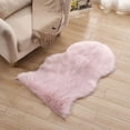 thumbnail image 4 of Jinsinto Soft Sheepskin Fluffy Faux Fur Carpet Home Floor Mat Small Rug，40cm*60cm，white, 4 of 4