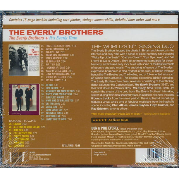 Everly Brothers / It's Everly Time (CD) - Walmart.com
