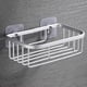 thumbnail image 1 of Bathroom Shower Shelf Bracket Stainless Steel Corner Storage Rack Shampoo Cosmetic Shelves, 1 of 3