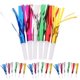 thumbnail image 1 of 24pcs Glitter Fringed Metallic Blowouts Noise Maker Whistles Kids Toy Birthday Party Favors (mixed Color) Banmo, 1 of 2