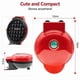 thumbnail image 3 of Waffle Maker Machine for Individuals, Paninis, Hash Browns, & Other On the Go Breakfast, Lunch, or Snacks, with Easy to Clean, Non-Stick Sides, 3 of 5