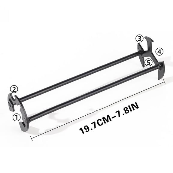 JilgTeok 2 Packs 5-in-1 Basin Wrench Multifunctional Faucet Tool Water Pipe Removal Hex Spanner Universal Plumbers Tool Wrench for Tight Spaces Kitchen Bathroom Home