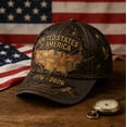 thumbnail image 6 of 250th Anniversary USA Hat, Flag & Eagle Printed Baseball Cap Patriotic Tribute To 1776-2026 Gift for History Enthusiasts & Patriots, Celebration Events, 6 of 6