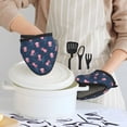 thumbnail image 2 of octopus Axolotl funny Oven Mitts Heat Resistant - Soft Lining Silicone Mini Oven Mitts with HangingLoop, Kitchen Oven Gloves Heat Resistant 500℉ for Cooking Baking Microwave, 2 of 7