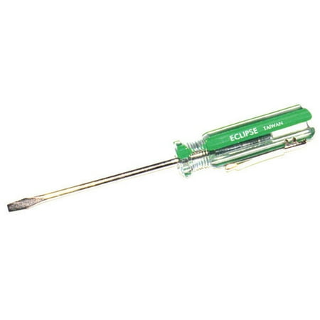 Eclipse 800-041 Pocket Clip Screwdriver 1/8in Straight
