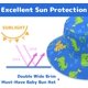 thumbnail image 5 of Baby Sun Hat Baby Boy Hats Toddler Hat UPF 50+ Bucket Hat for Baby Girls Infant Beach Hat with Wide Brim Kids Caps, 5 of 5