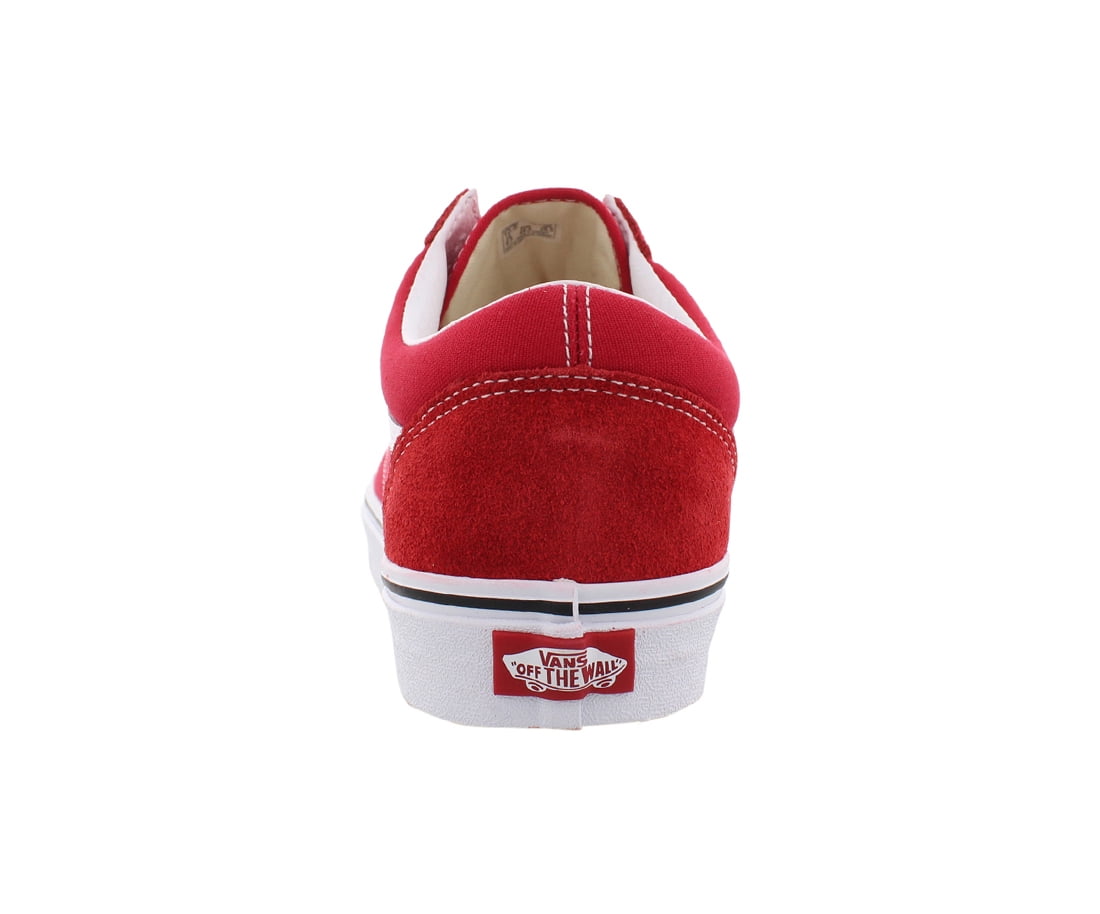 Vans Old Skool VN0A4BV5JV6 Men's Red & White Low Top Skateboard