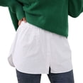 thumbnail image 1 of ITFABS Hoodie Hole High-Waist Side Spilt Slimming Party Ripped Unisex Skirt, 1 of 4