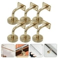 thumbnail image 1 of UPGRATOR 6 Pcs Support de Main Courante Carré en Métal Plat Robuste et Durable pour Installation Intérieure 7X5CM, 1 of 7