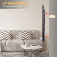 thumbnail image 6 of TV Wall Mount Bracket TeqHome TV Wall Rack Holder for Most 32-65 Inch Flat Screen TV Max Hole Distance 400x400mm Hold up to 66.14lbs, 6 of 9