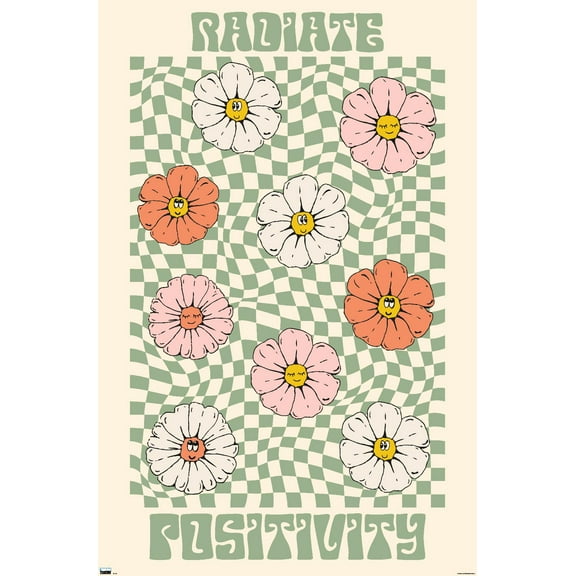 Radiate Positivity Wall Poster, 22.375" x 34"