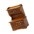 thumbnail image 3 of Vitrina/librería para casa de muñecas a escala 1/16, ideal para dormitorio, estudio o sala de estar. Acabado liso. marrón, 3 of 9