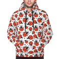 thumbnail image 4 of Hoodies for Men - Red Ladybugs Long Sleeve Comfrt Men'S Fashion Hoodies & Sweatshirts, Sweatshirts for Men Hoodies Pullover Clothing Clothes with Pouch, 4 of 7