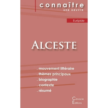 Fiche de lecture Alceste de Euripide (Analyse littéraire de référence et résumé complet) (Paperback)