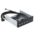 thumbnail image 3 of 9PIN 19PIN a 2 * USB3.0 + 4 * USB2.0 6 Interfaz Metal Panel frontal USB Hub, 3 of 8